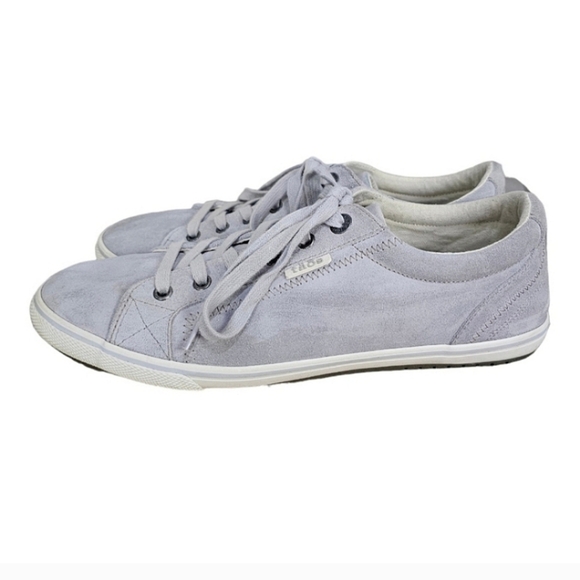 Taos Retro Star Sneakers Womens Light Gray Size 11 Lace Up Canvas Cushioned - Picture 6 of 10